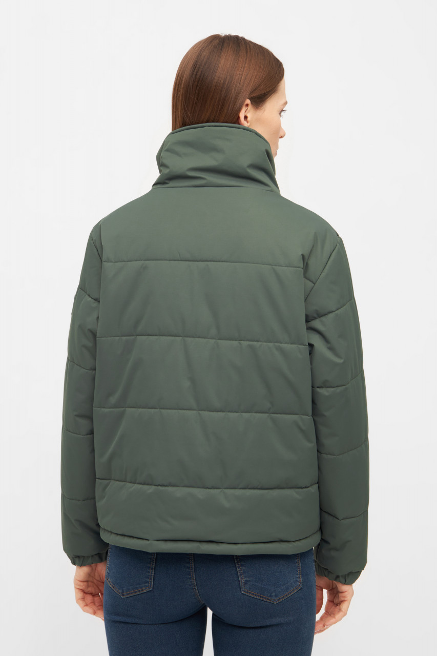 Derbe Winterjacke Bigholm Short Damen Oliv Grün