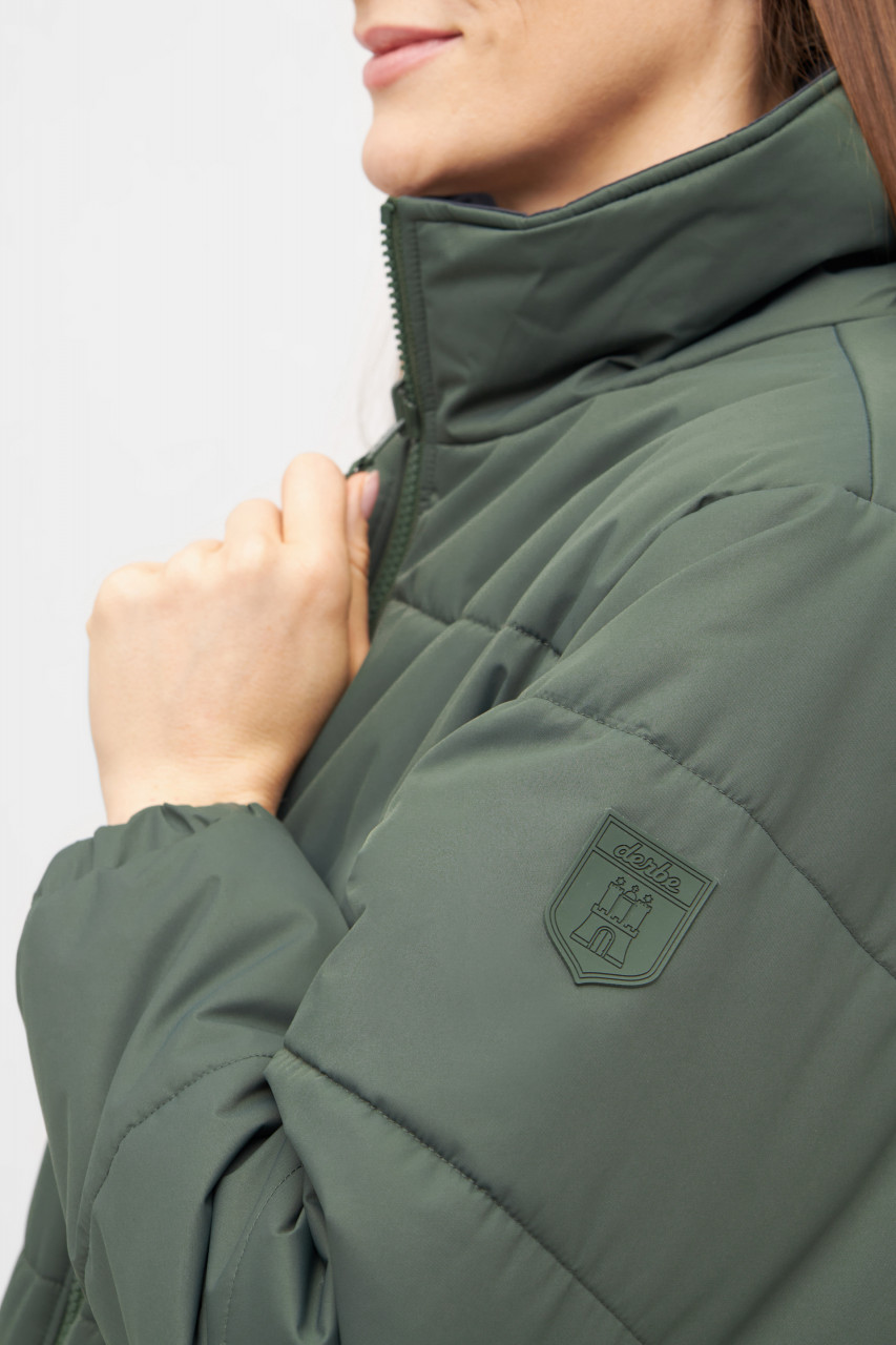 Derbe Winterjacke Bigholm Short Damen Oliv Grün