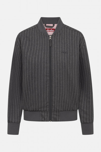 Derbe Übergangsjacke Blousby Damen Grau Anthrazit Blouson