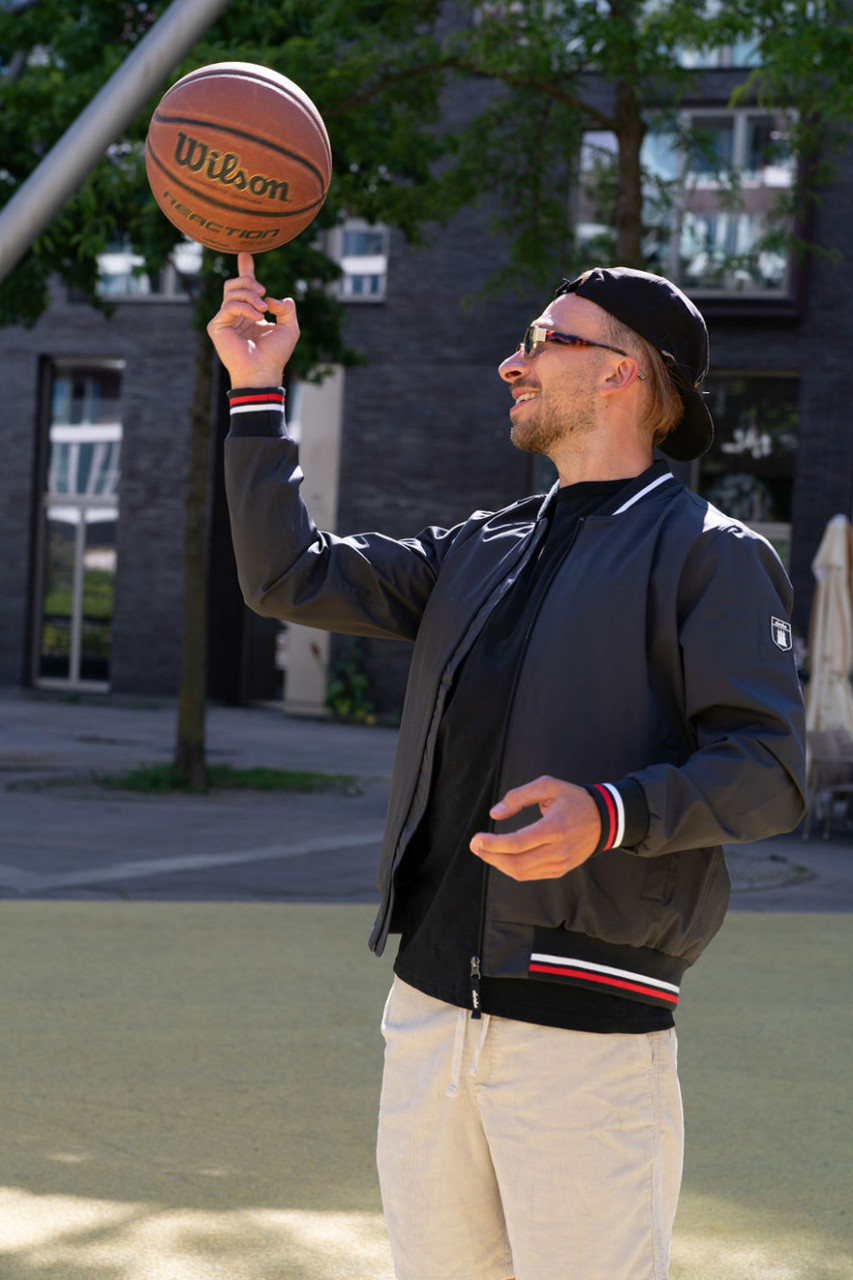 Derbe Bomberjacke Blousby Sport Herren Blau