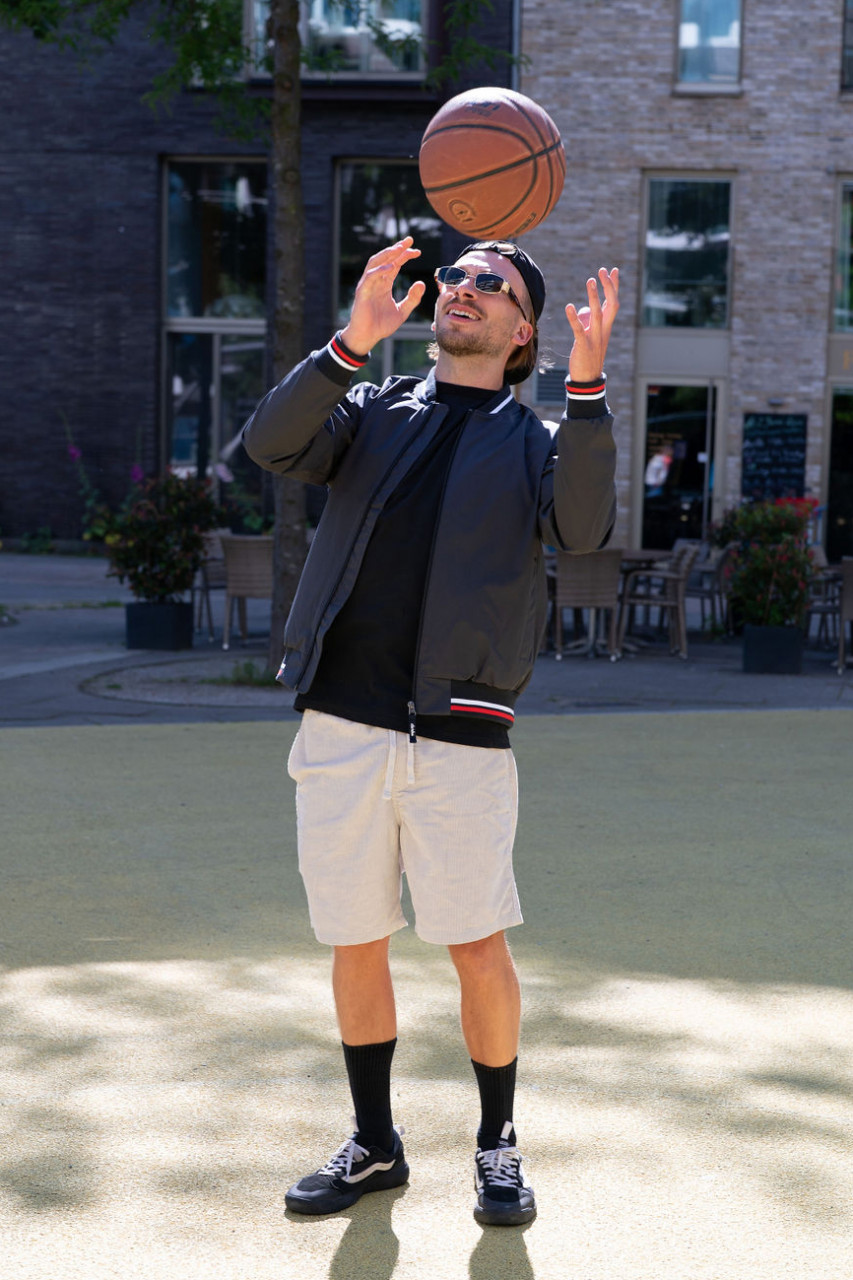 Derbe Bomberjacke Blousby Sport Herren Blau