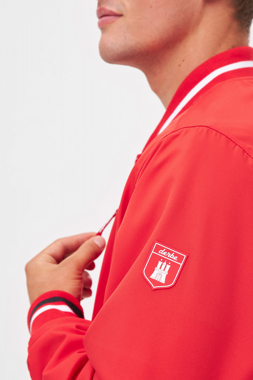 Derbe Bomberjacke Blousby Sport Herren Rot