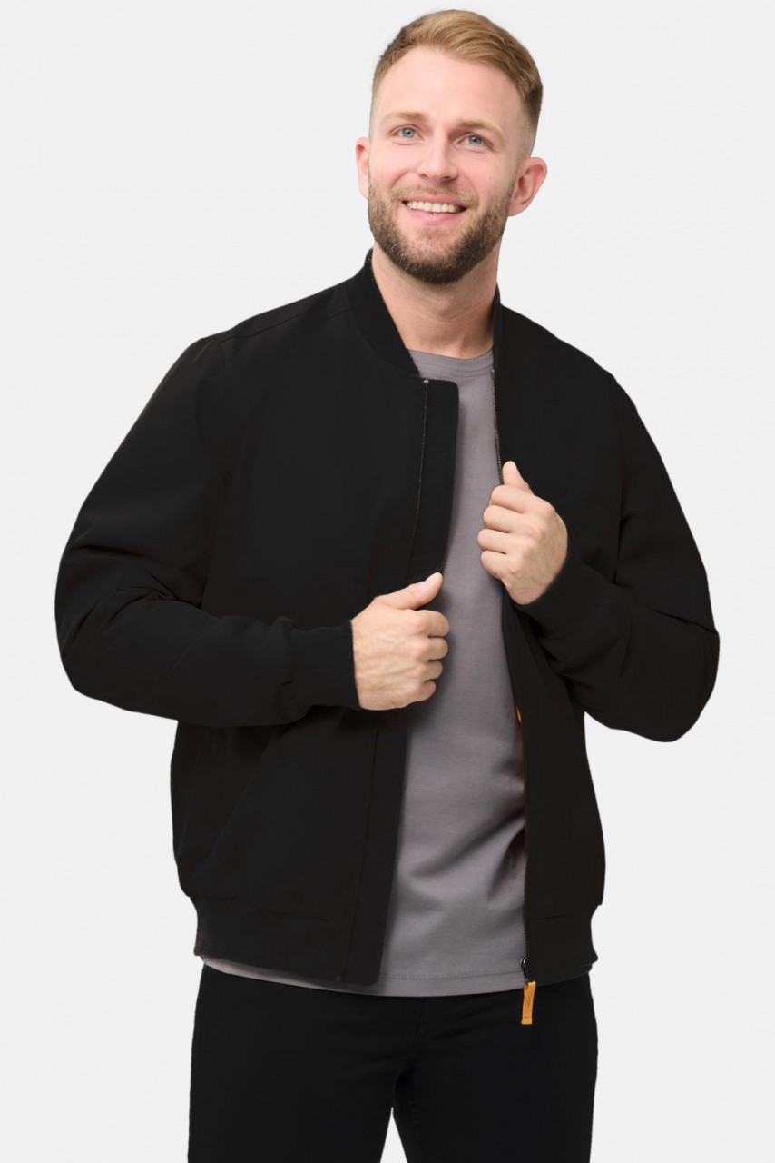 Derbe Übergangsjacke Blousby Herren Schwarz Wasserdicht