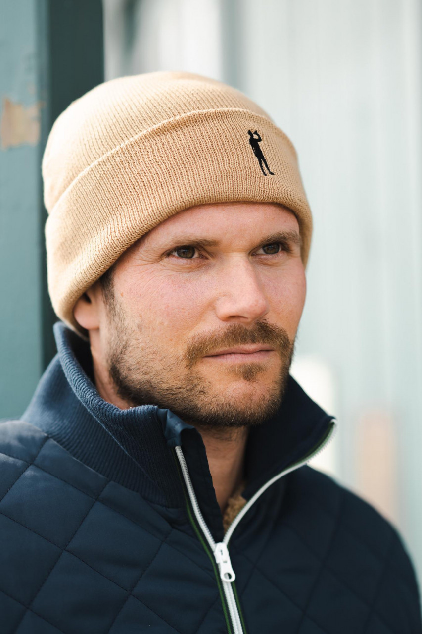 Kippes Mütze Caramel Beige