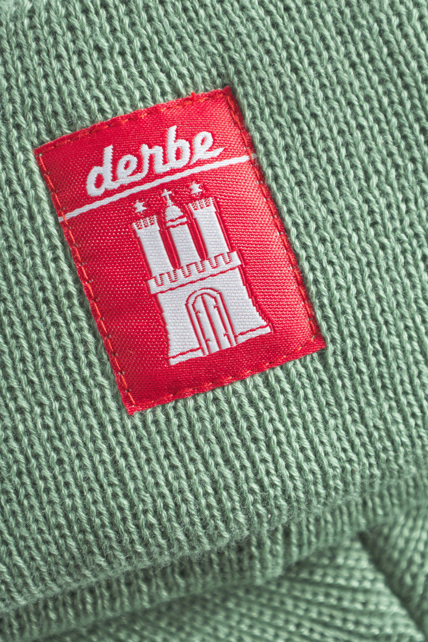 Derbe Mütze Bonnet Grün