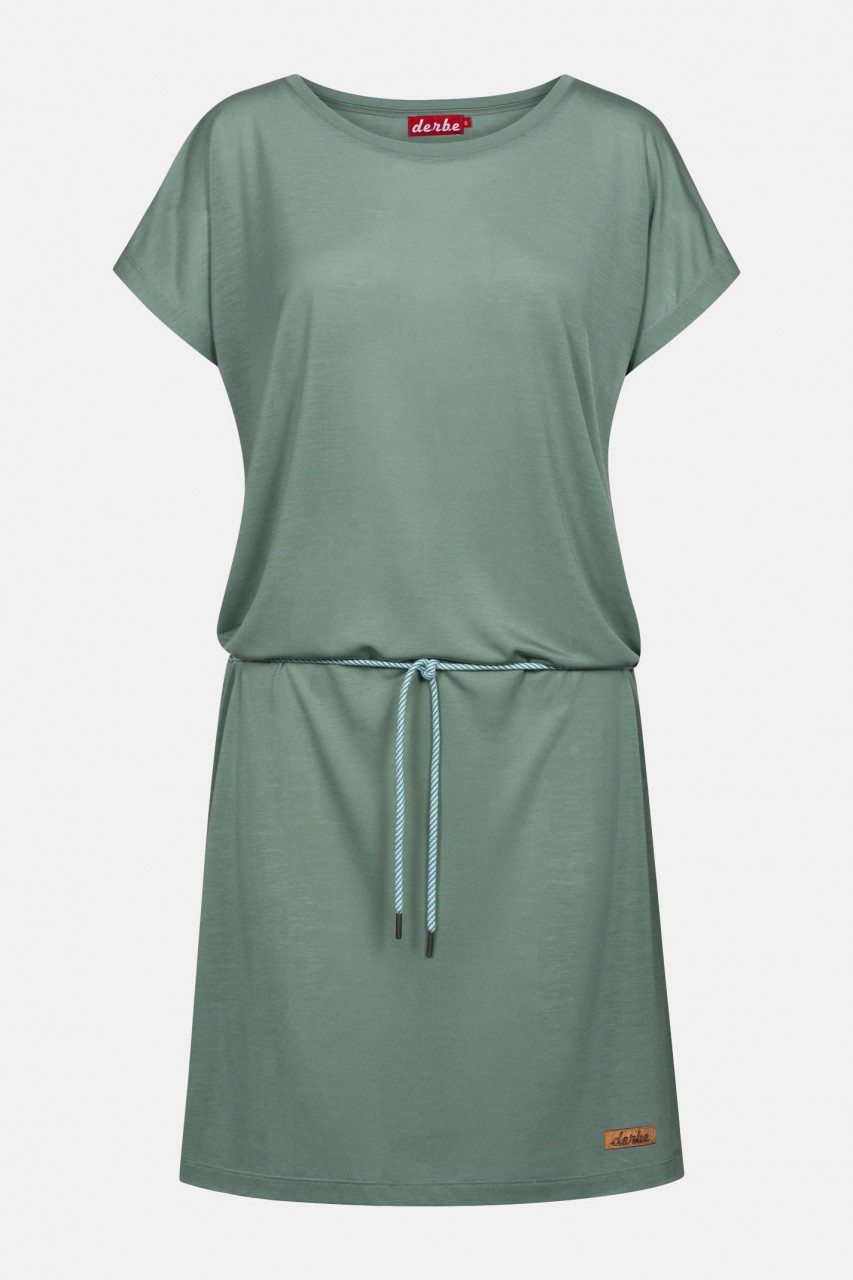 Derbe Botanic Grün Damen Kleid Bio Baumwolle
