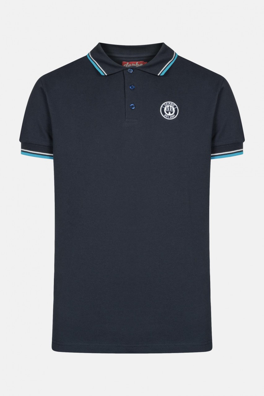 Derbe Herren Polo Shirt Navy Dunkelblau