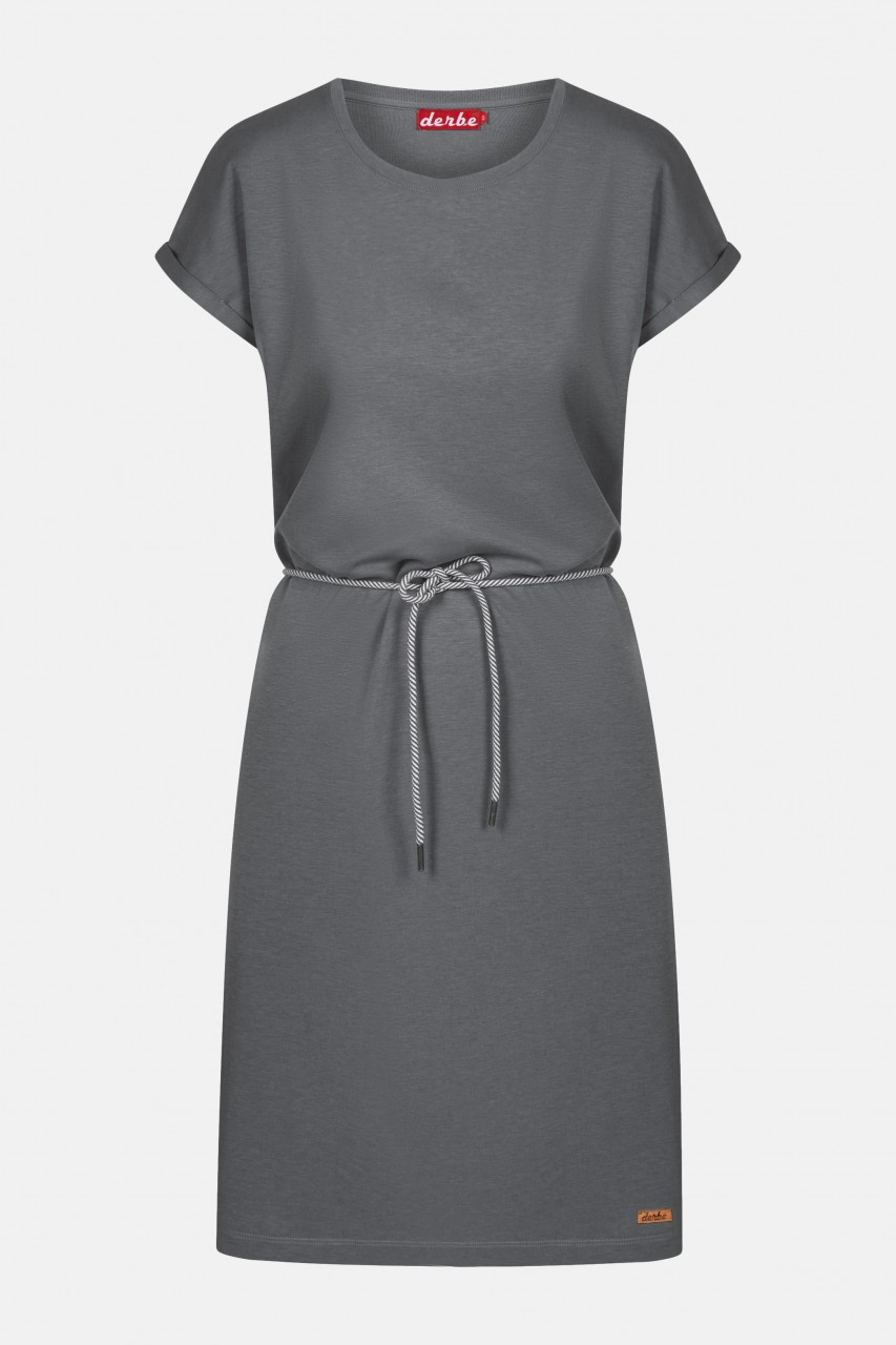 Derbe Brick Dress Castlerock Damen Kleid Dunkelgrau