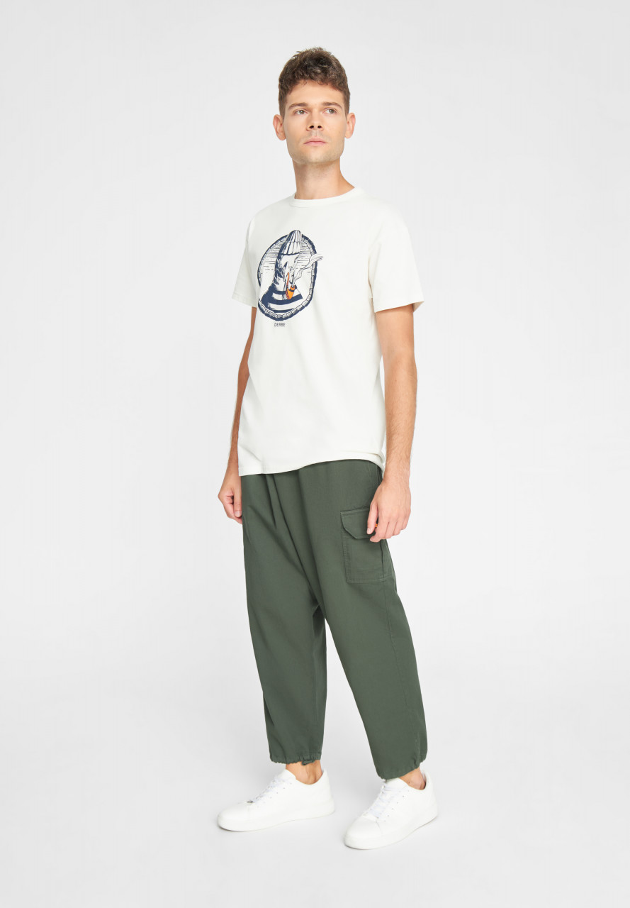 Derbe Hose Cargy Oliv Grün