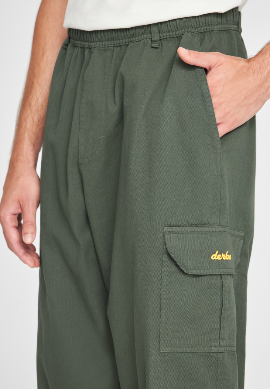 Derbe Hose Cargy Oliv Grün