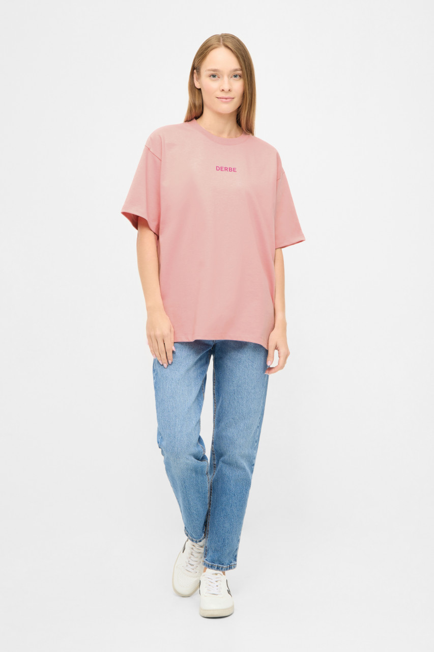 Derbe T-Shirt D+ Damen Rosa GOTS Organic
