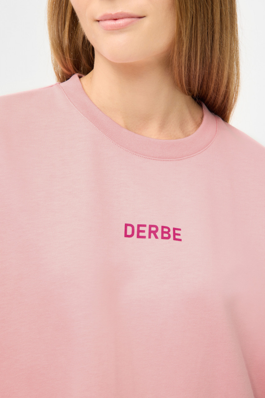 Derbe T-Shirt D+ Damen Rosa GOTS Organic