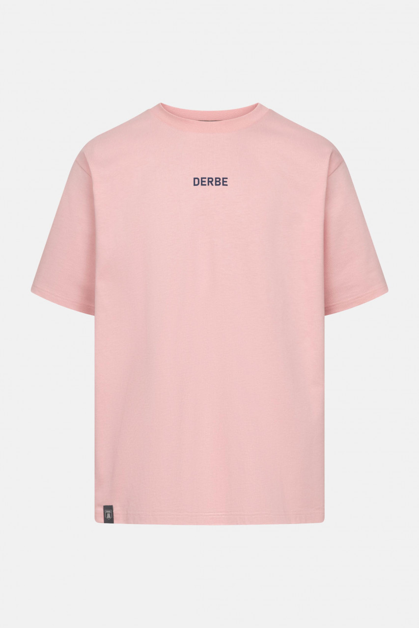 Derbe T-Shirt D+ Herren Rosa GOTS Organic