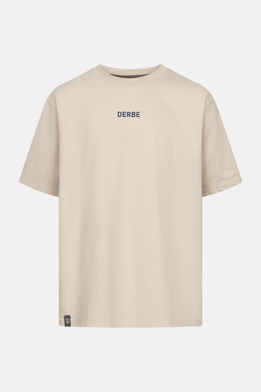 Derbe T-Shirt D+ Herren Beige GOTS Organic