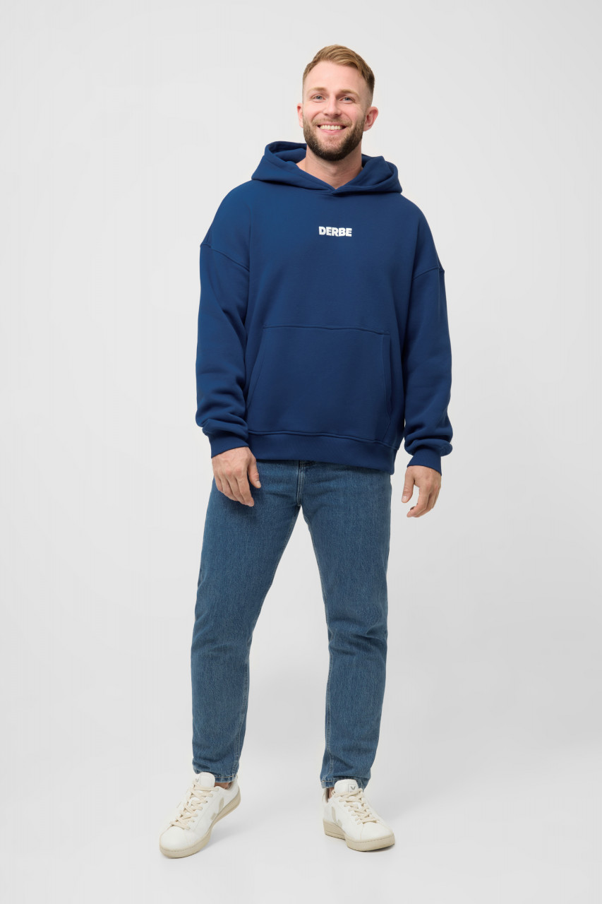 Derbe Hoodie D+ Dunkelblau Kapuzenpullover