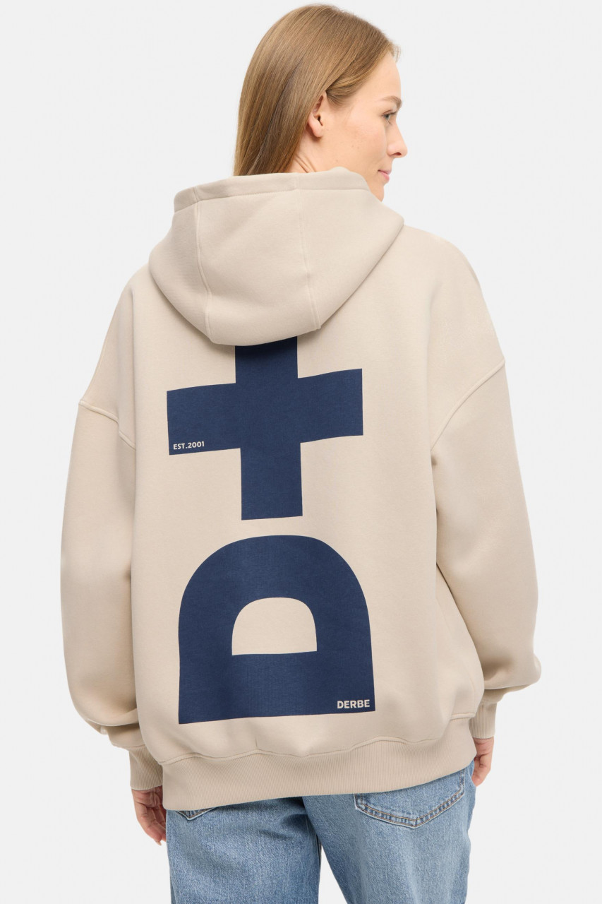Derbe Hoodie D+ Beige Kapuzenpullover