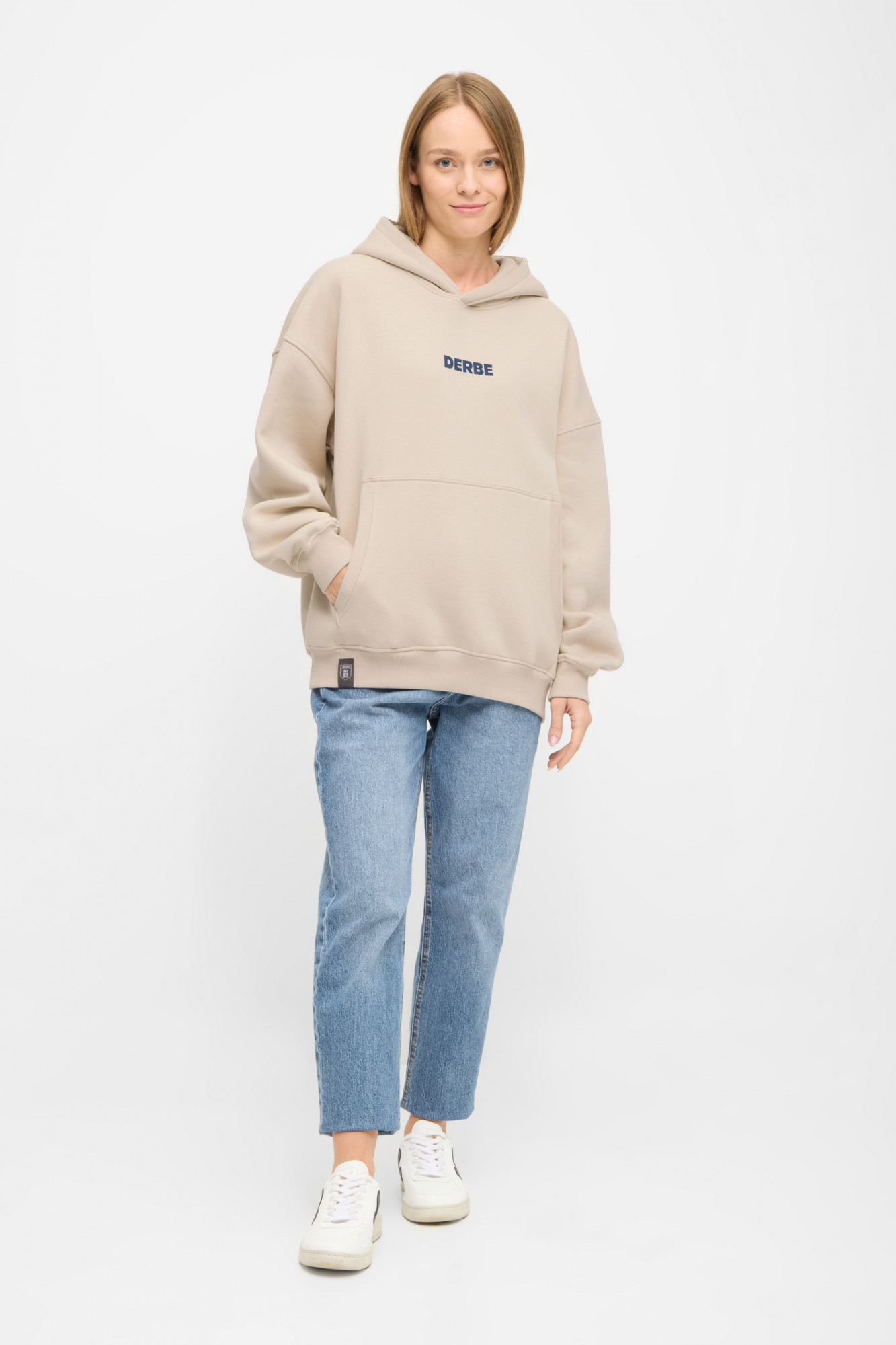 Derbe Hoodie D+ Beige Kapuzenpullover