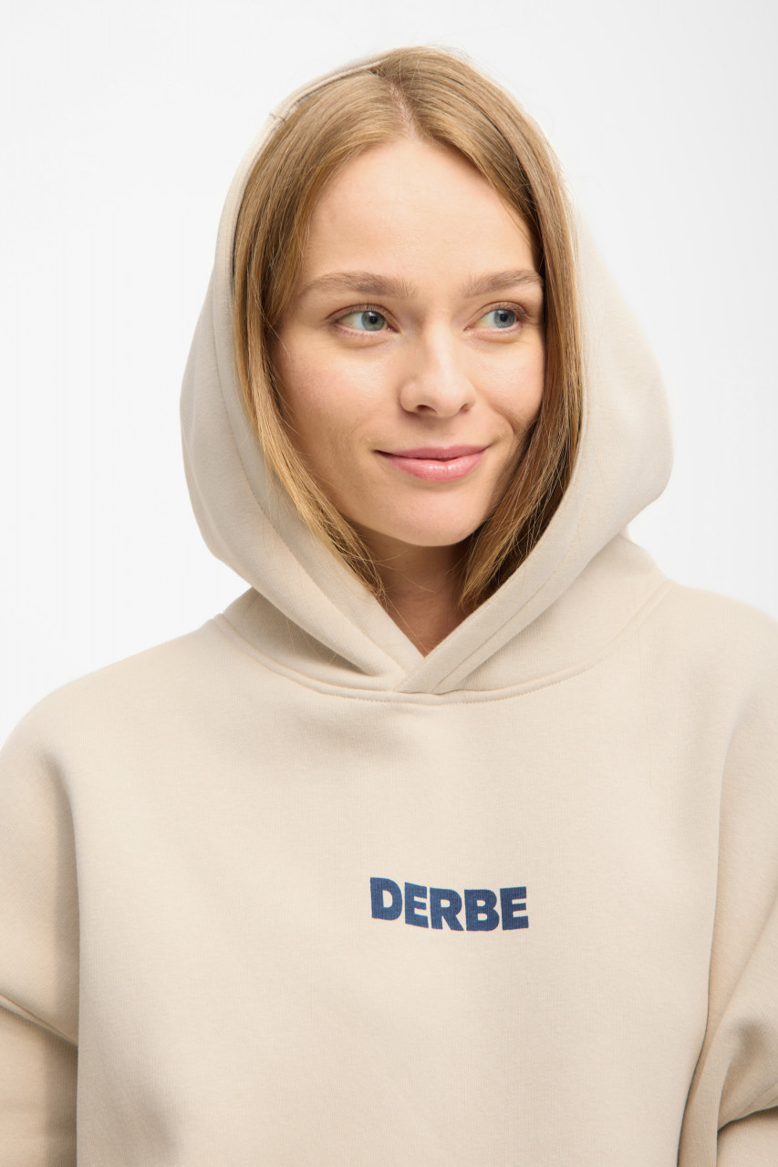 Derbe Hoodie D+ Beige Kapuzenpullover