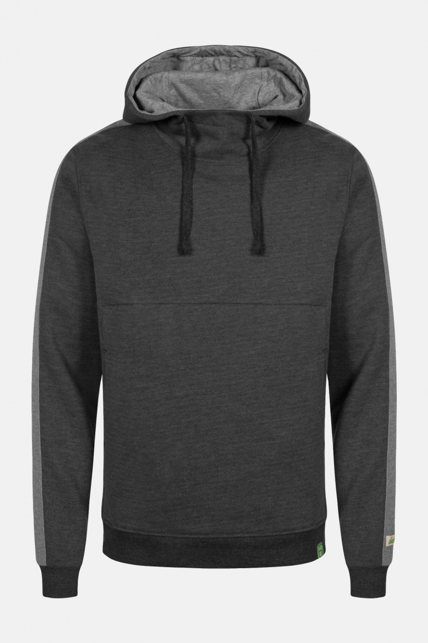 Derbe Daem Herren Kapuzen Pullover Grau Nachhaltig GOTS Hoodie