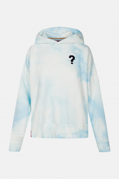 Derbe Damen Hoody Fragezeichen Batik Blau Question Mar Derbe Damen Hoody Fragezeichen Batik Blau Question Mar