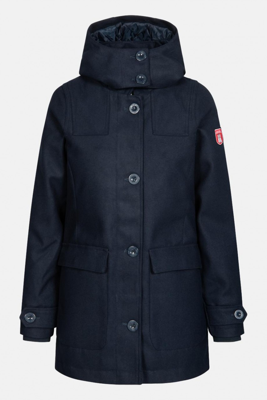 Derbe Daphne Duffle Damen Winterparka Dunkelblau