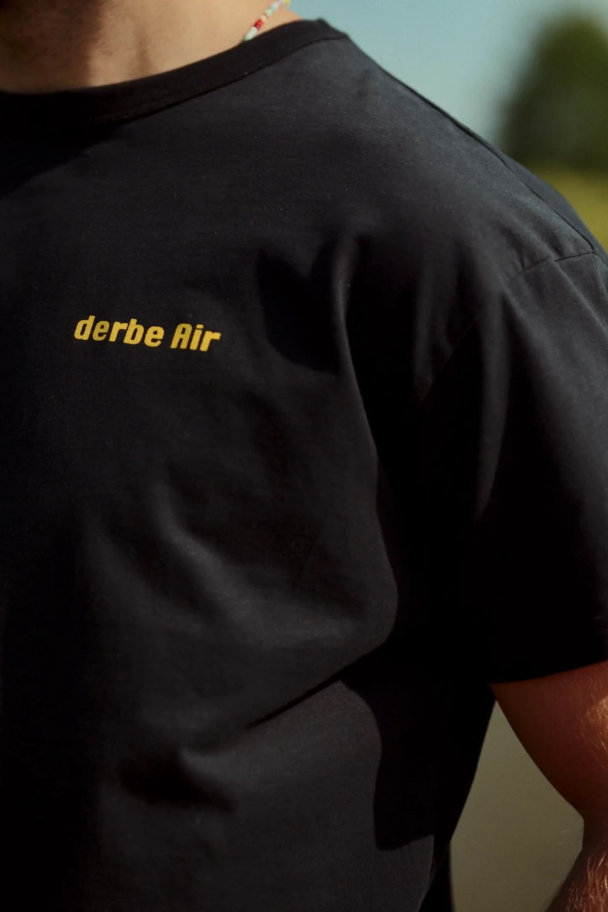 Derbe T-Shirt Derbe Air Herren Schwarz