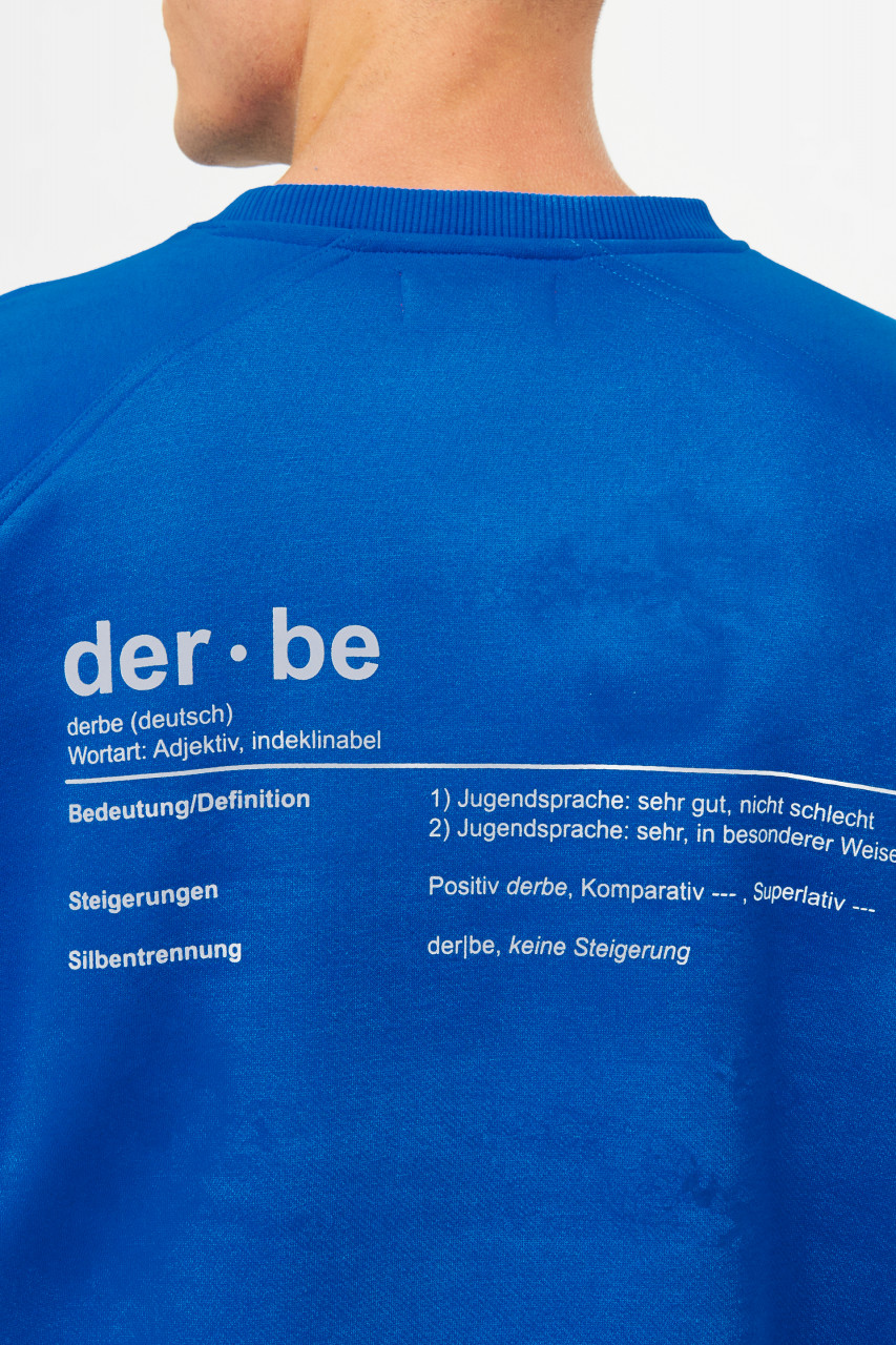 Derbe Sweatshirt Derbe Bedeutung Herren Blau Crewneck