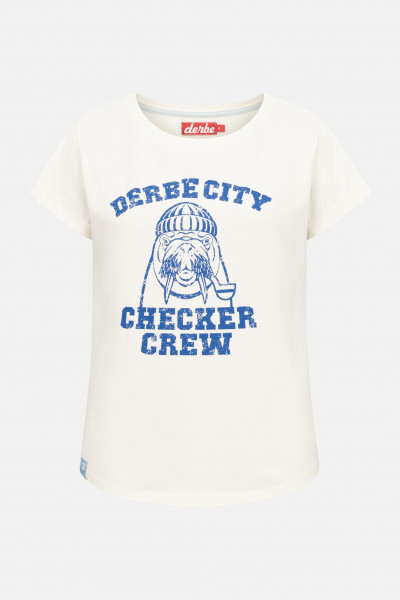 Derbe T-Shirt City Damen Weiß