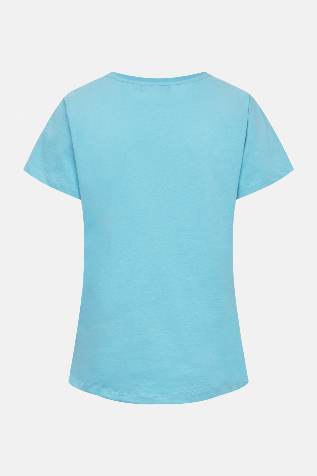Derbe T-Shirt Derbe Elegans Damen Türkis Hellblau GOTS Organic
