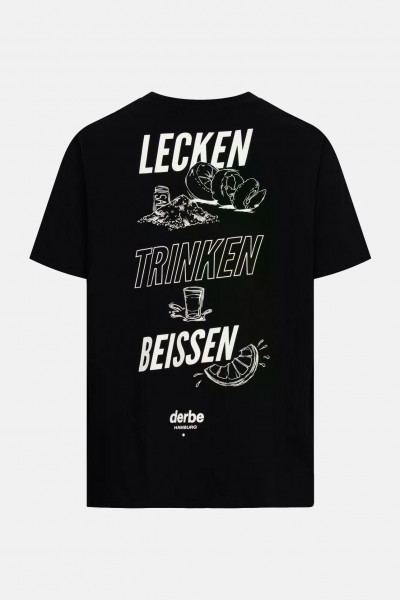 Derbe Festival T-Shirt LTB Unisex Schwarz  GOTS Organic