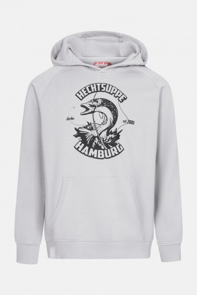 Derbe Hechtsuppe Hoodie Herren Kapuzenpullover Grau Paloma Derbe Hechtsuppe Hoodie Herren Kapuzenpullover Grau Paloma