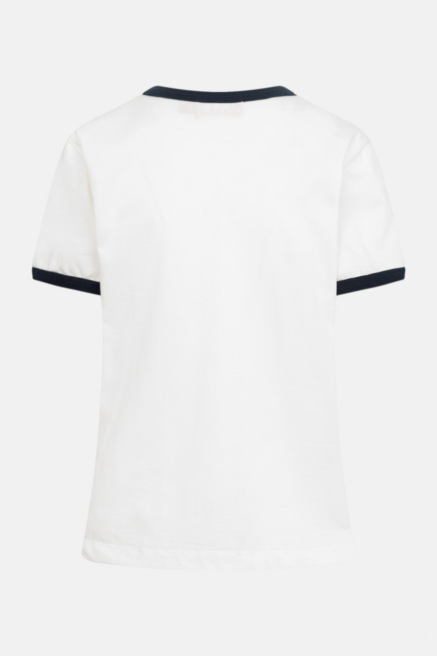 Derbe T-Shirt Paddeln Damen Weiß Blau