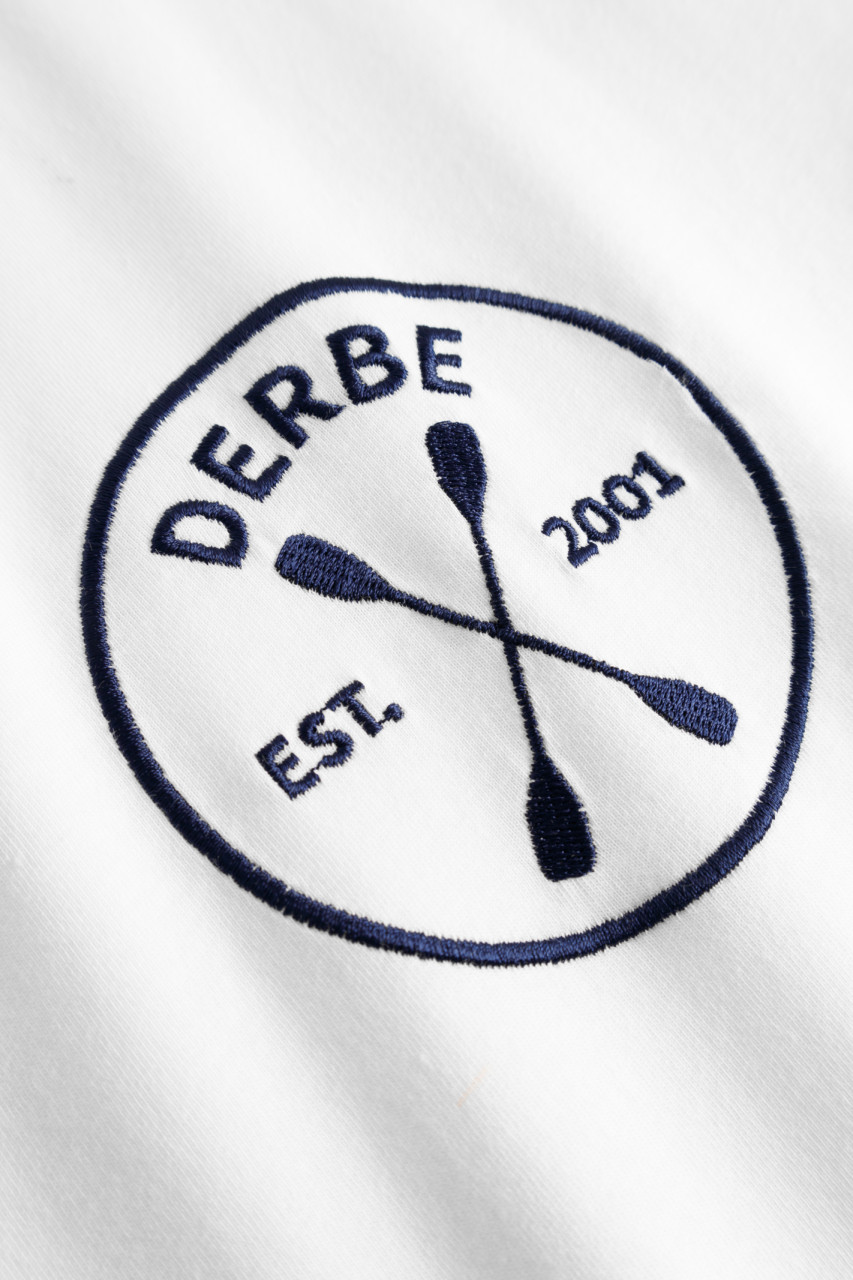 Derbe T-Shirt Paddeln Damen Weiß Blau