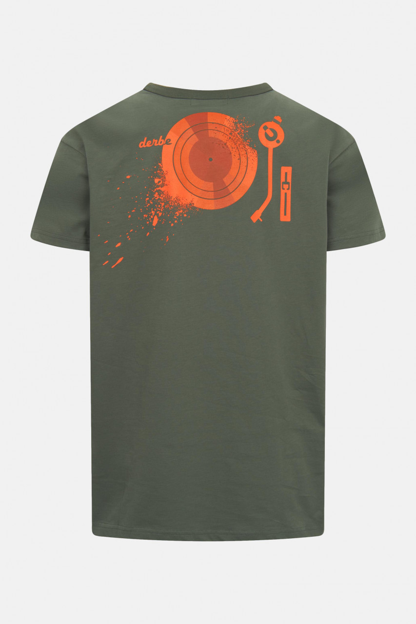 Derbe T-Shirt Derbe Player Herren Oliv Grün