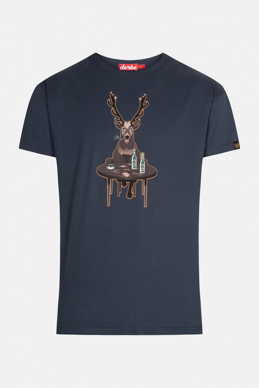 Derbe Wild Herren T-Shirt Navy Dunkelblau