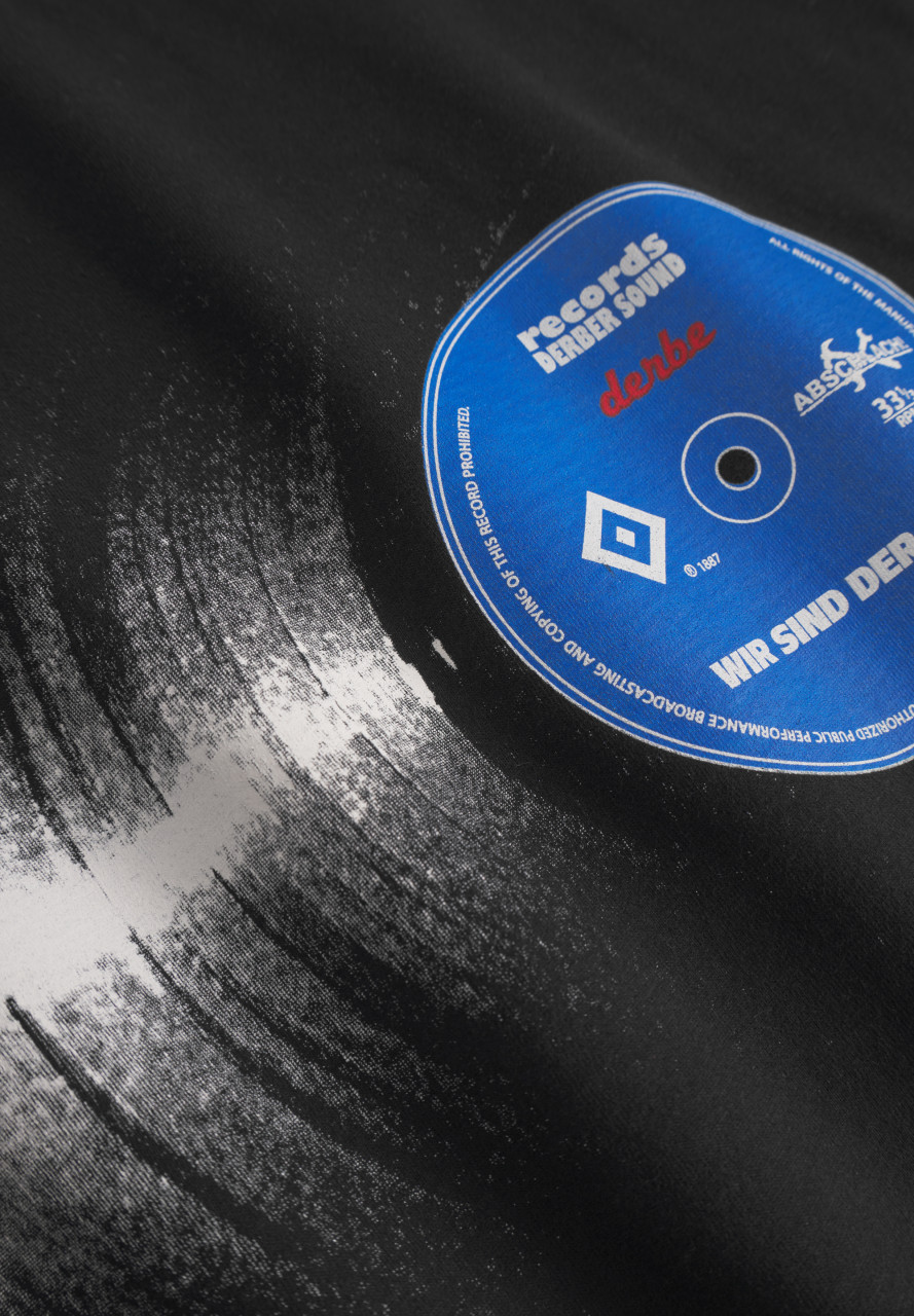 Derbe x HSV Platte T-Shirt Schwarz HSV Fanartikel