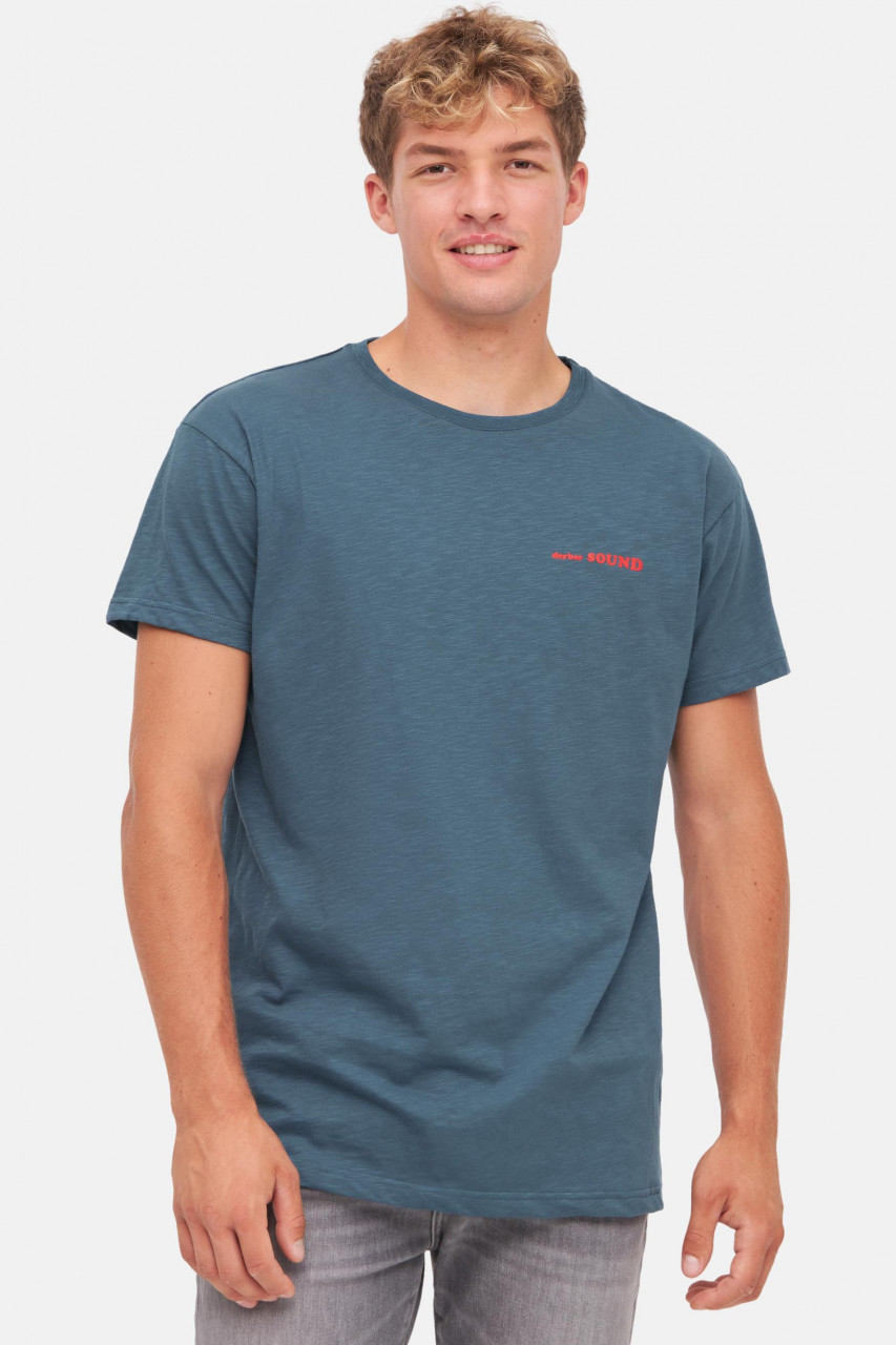 Derbe T-Shirt Derber Sound Herren Blau