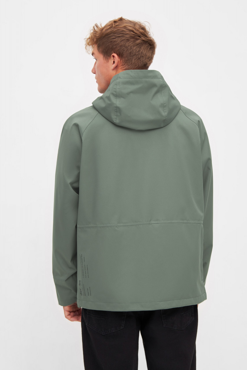 Derbe Regenjacke Deutby Herren Oliv Grün