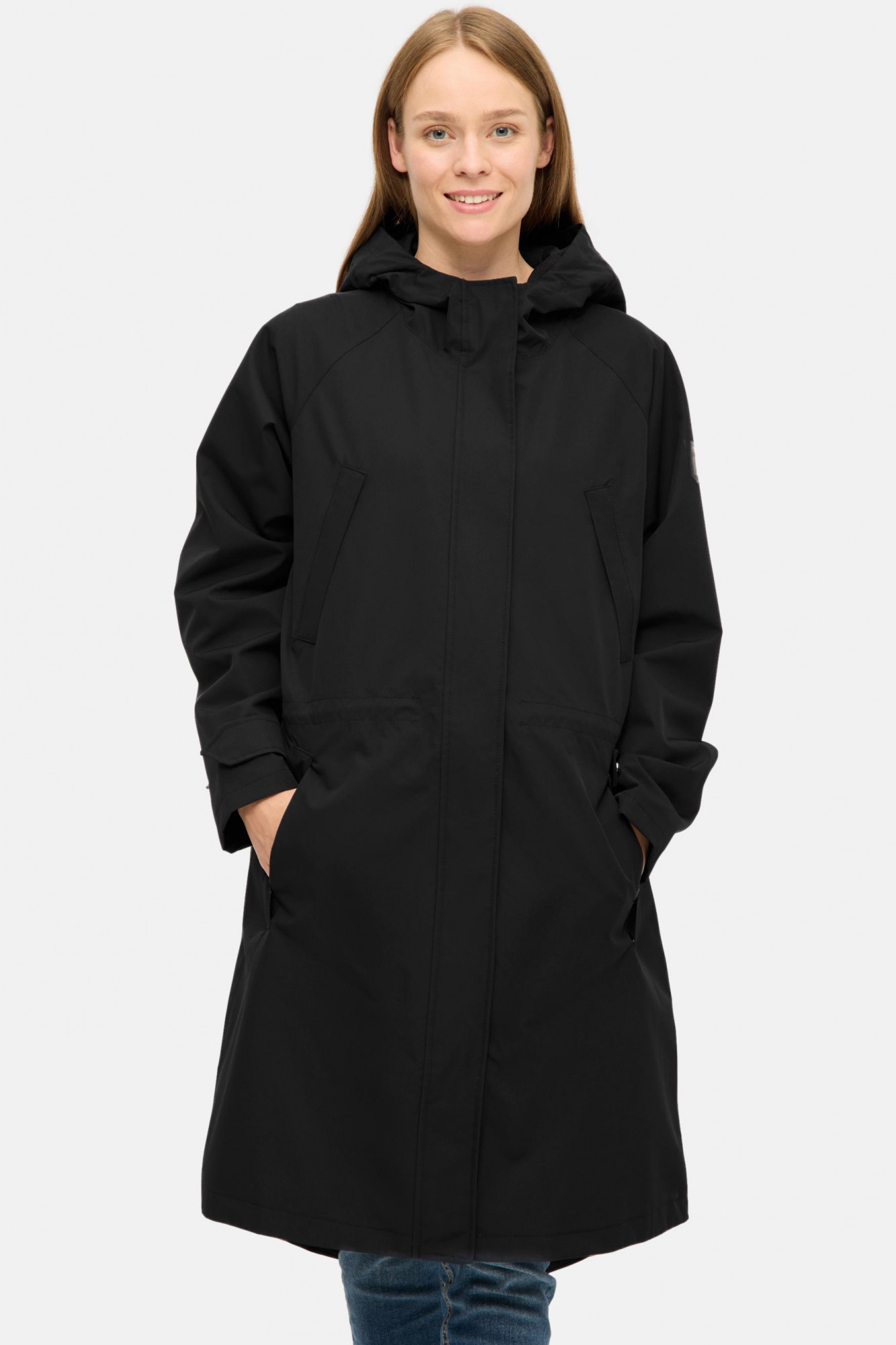 Derbe Regenjacke Deutby Damen Schwarz