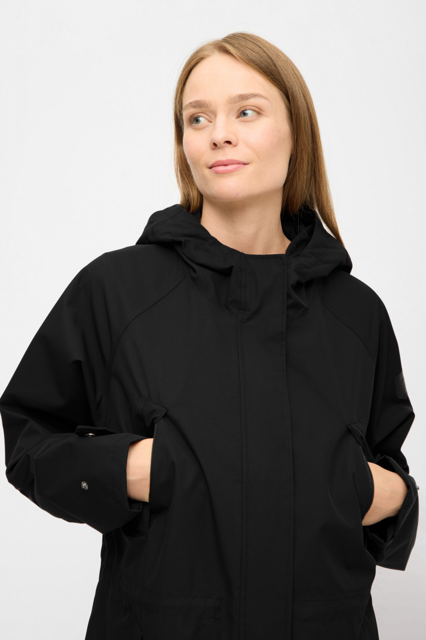 Derbe Regenjacke Deutby Damen Schwarz