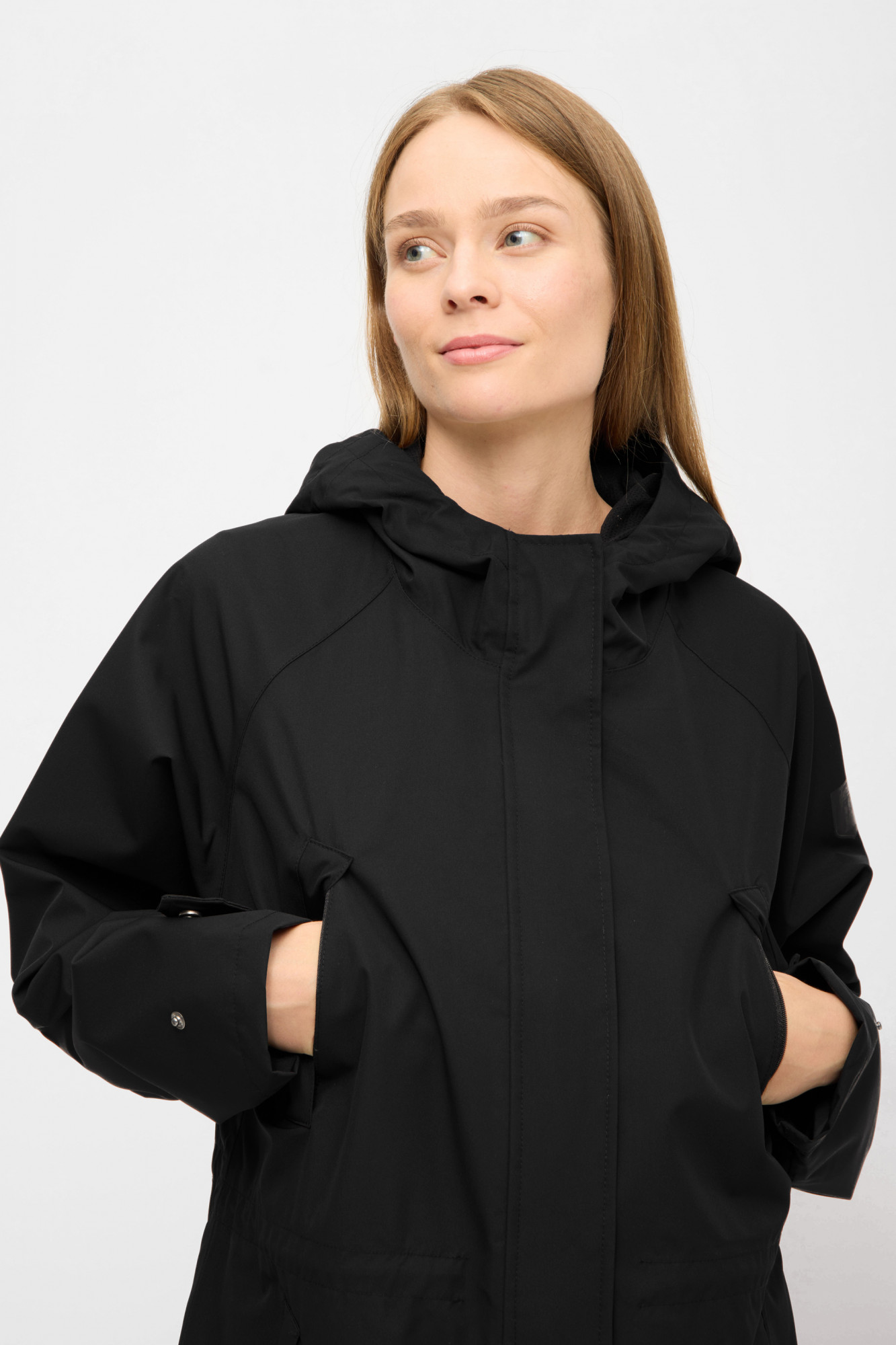 Derbe Regenjacke Deutby Damen Schwarz