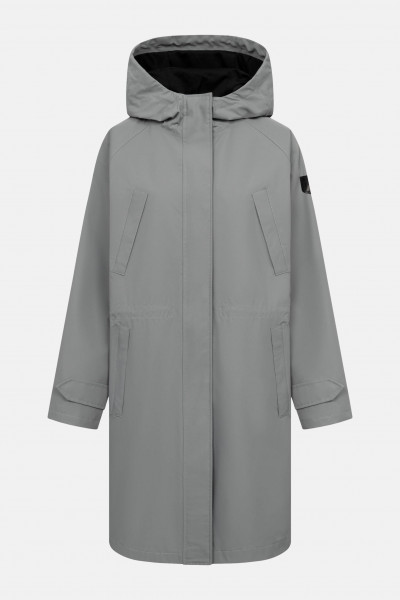 Derbe Regenjacke Damen Deutby Grau