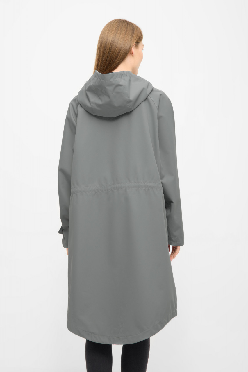 Derbe Regenjacke Damen Deutby Grau