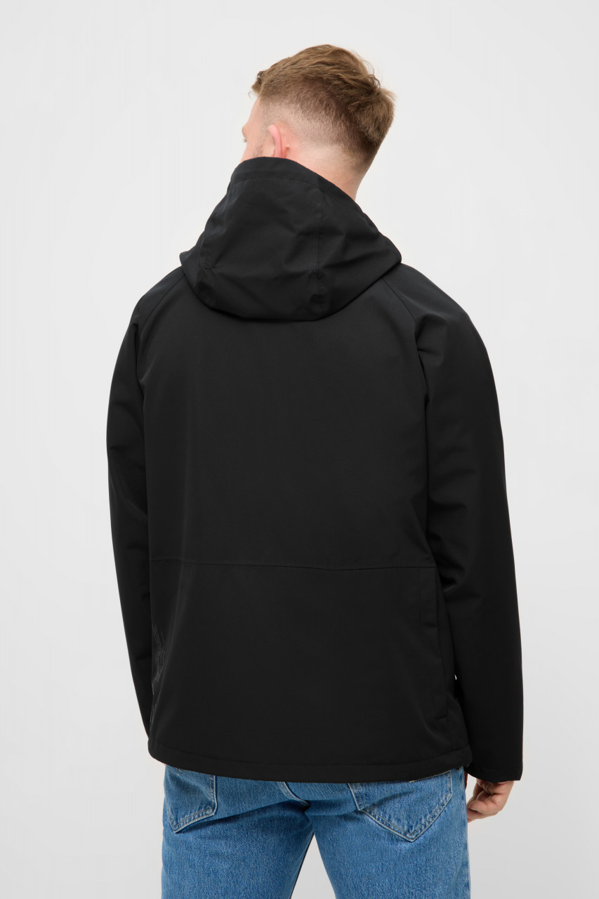 Derbe Übergangsjacke Deutby Herren Schwarz Wasserdicht