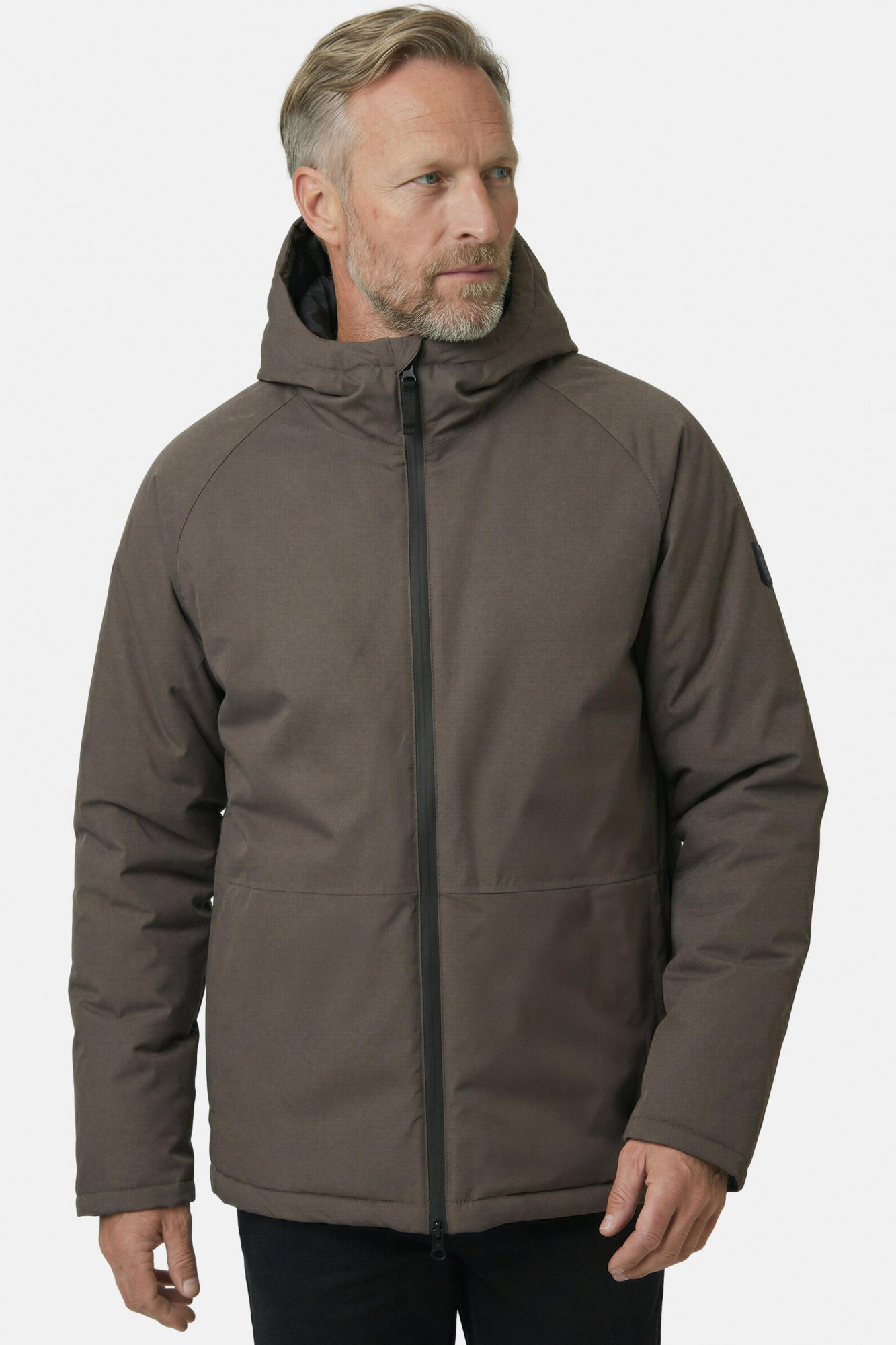 Derbe Winterjacke Deutholm Herren Braun Warm Gefüttert