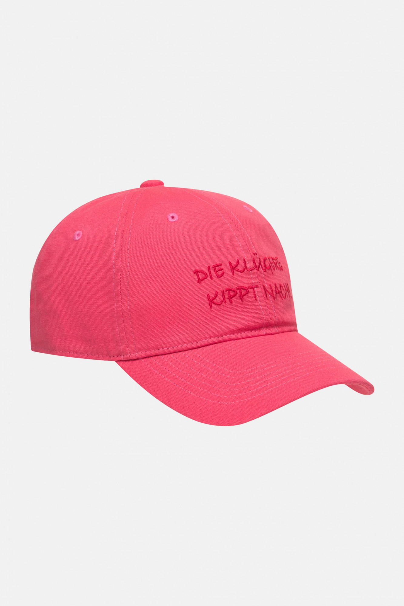Derbe Cap Die Klügere Pink Basecap