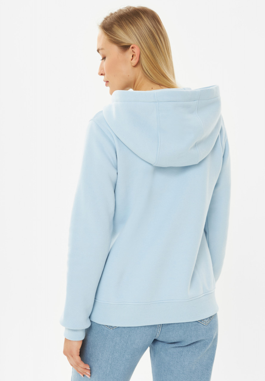 Derbe Hoodie Die Klügere Damen Hellblau