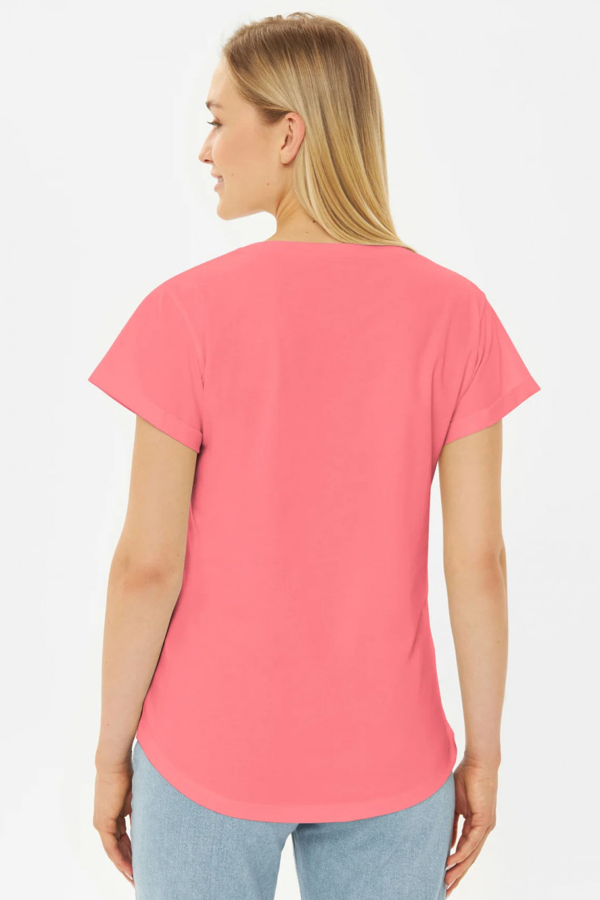 Derbe T-Shirt Die Klügere Damen Rosa