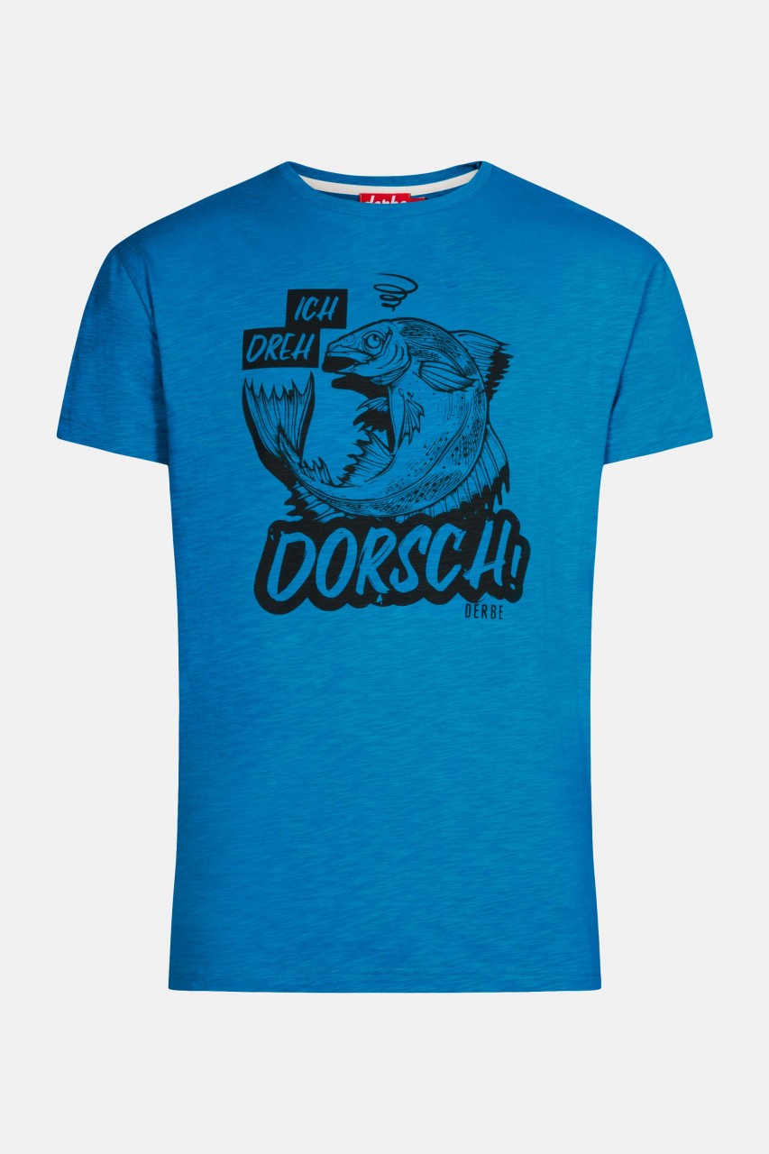 Derbe Dorsch Herren T-Shirt Swedish Blue Blau