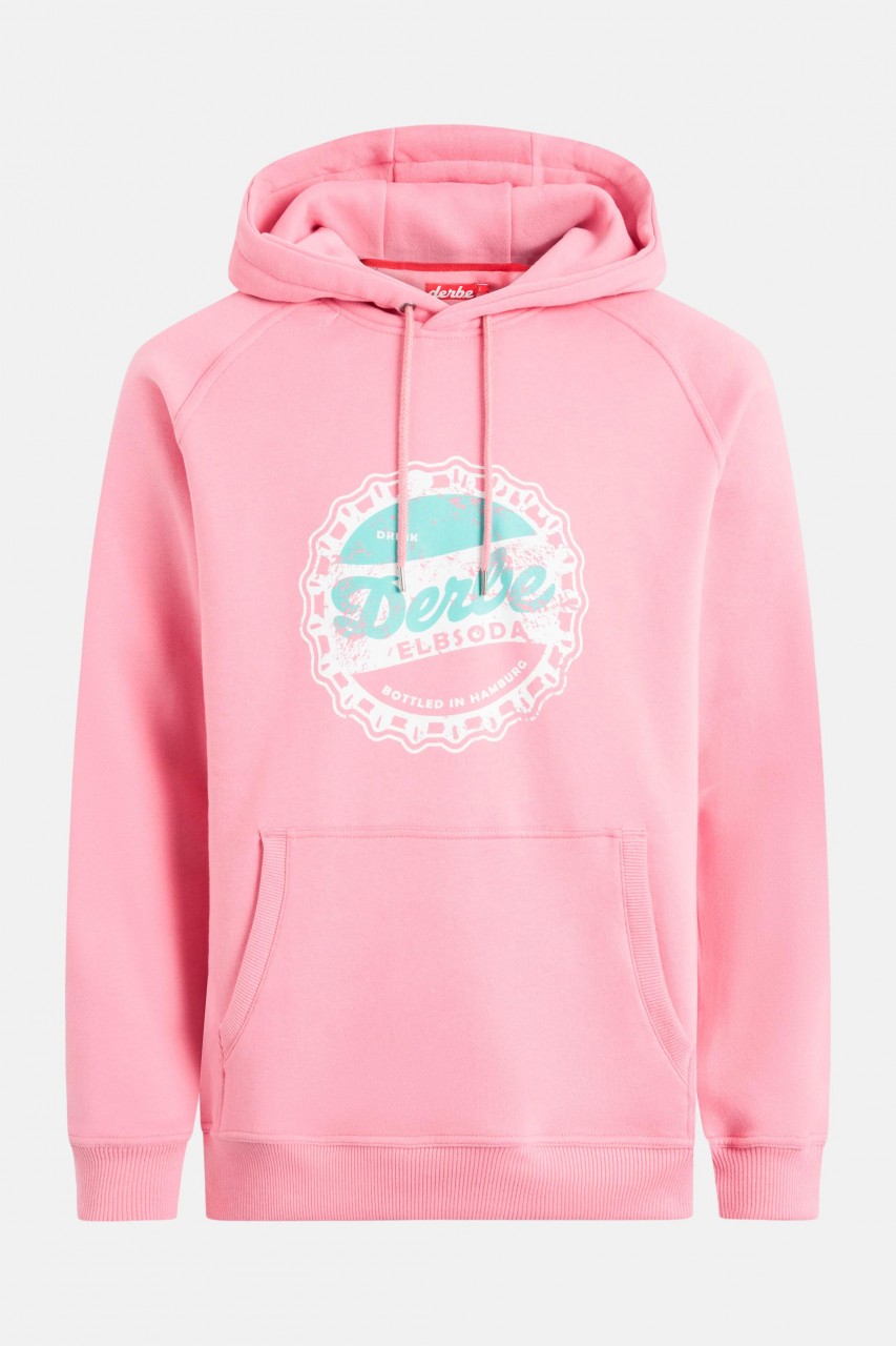Derbe Elbsoda Herren Hoody Kapuzenpullover Bubblegum